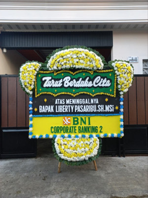 Papan Bunga Duka di Gunungsitoli Utara