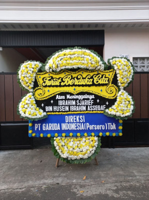 Papan Bunga Duka di Gunungsitoli Utara