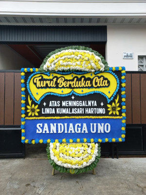 Papan Bunga Duka di Gunungsitoli Utara